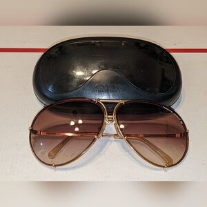Carrera Porsche Design 5621 Sunglasses Vintage Aviator 80's Gold MADE AUSTRIA